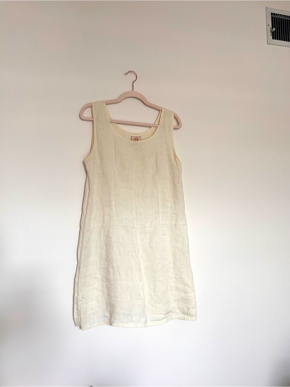 Vintage TomTom Cream Linen Dress